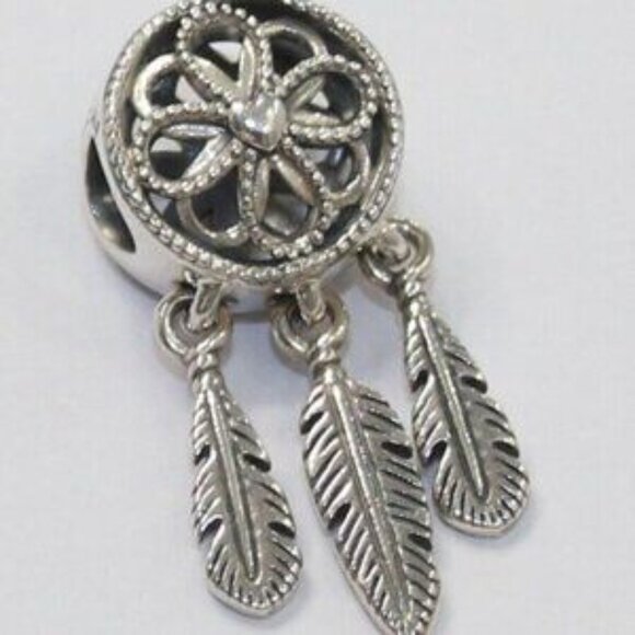 Pandora Charm Spiritual Dream Catcher Sterling Silver - Picture 2 of 5